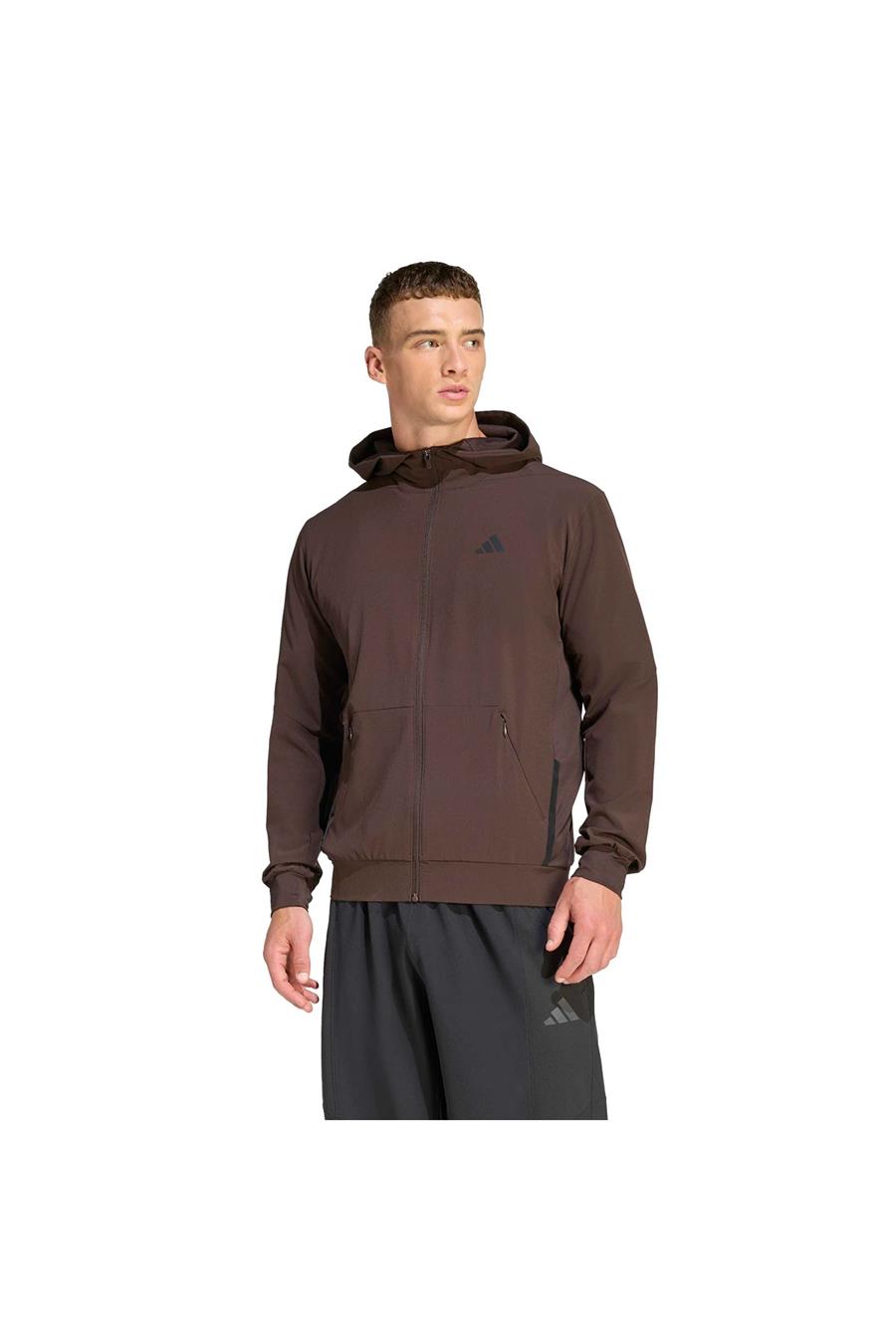 adidas Erkek  Kahverengi  Ceket D4T HYBRID FZ H KB0804