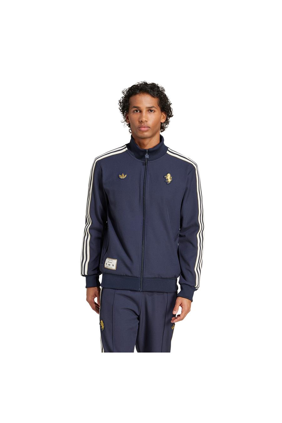 adidas Erkek Mavi Ceket JUVE ICON TT JF0459