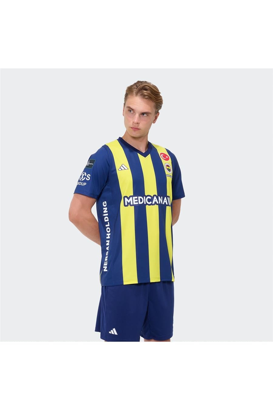 adidas Erkek  Mavi  Forma FB HOME JERS M KC3609