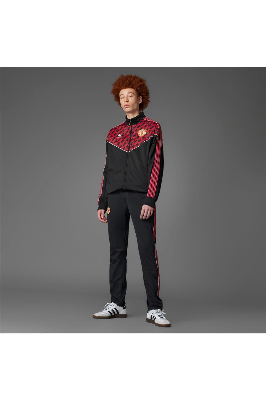 adidas Erkek  Siyah  Ceket MUFC TT 91 JF0373
