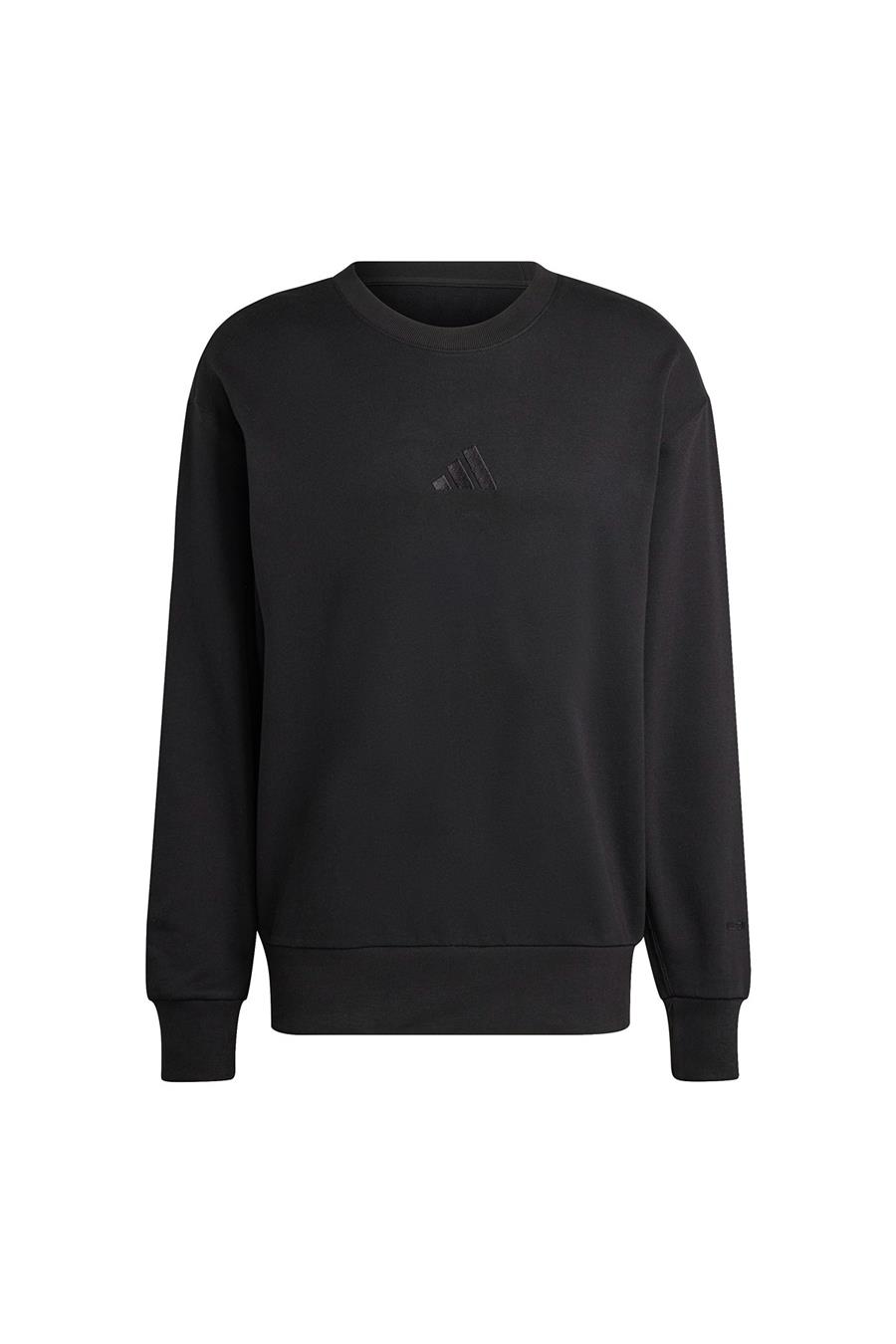 adidas Erkek  Siyah  Sweatshirt M A SZN FT CRW IX1261