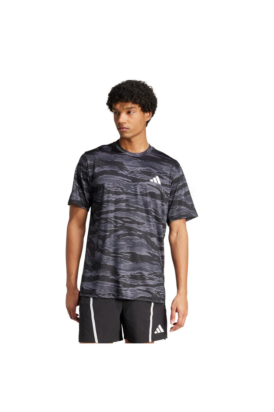 adidas Erkek  Siyah  T-Shirt CAMO AOP TEE JN5953