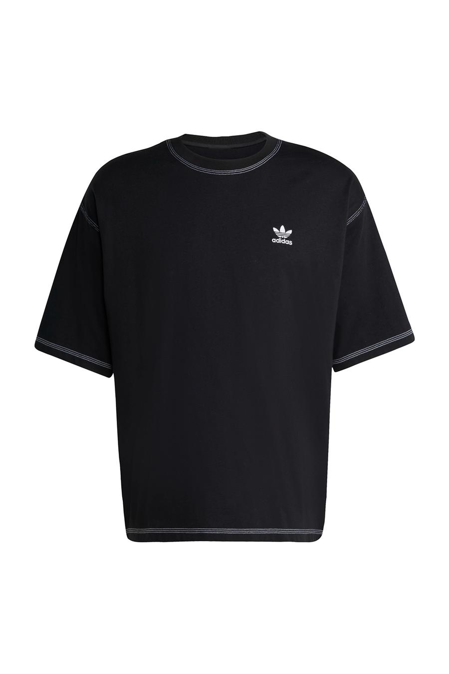 adidas  Erkek Siyah  T-shirt ESSENTIALS TEE JW0971