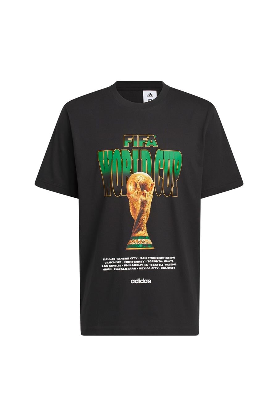adidas  Erkek Siyah  T-shirt M WC TOUR TEE 2 KE1809