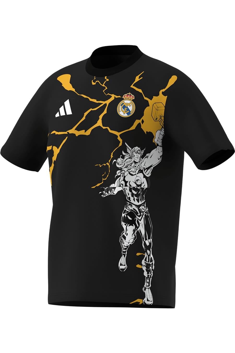 adidas Erkek  Siyah  T-shirt REAL MARVEL TEE KB4397