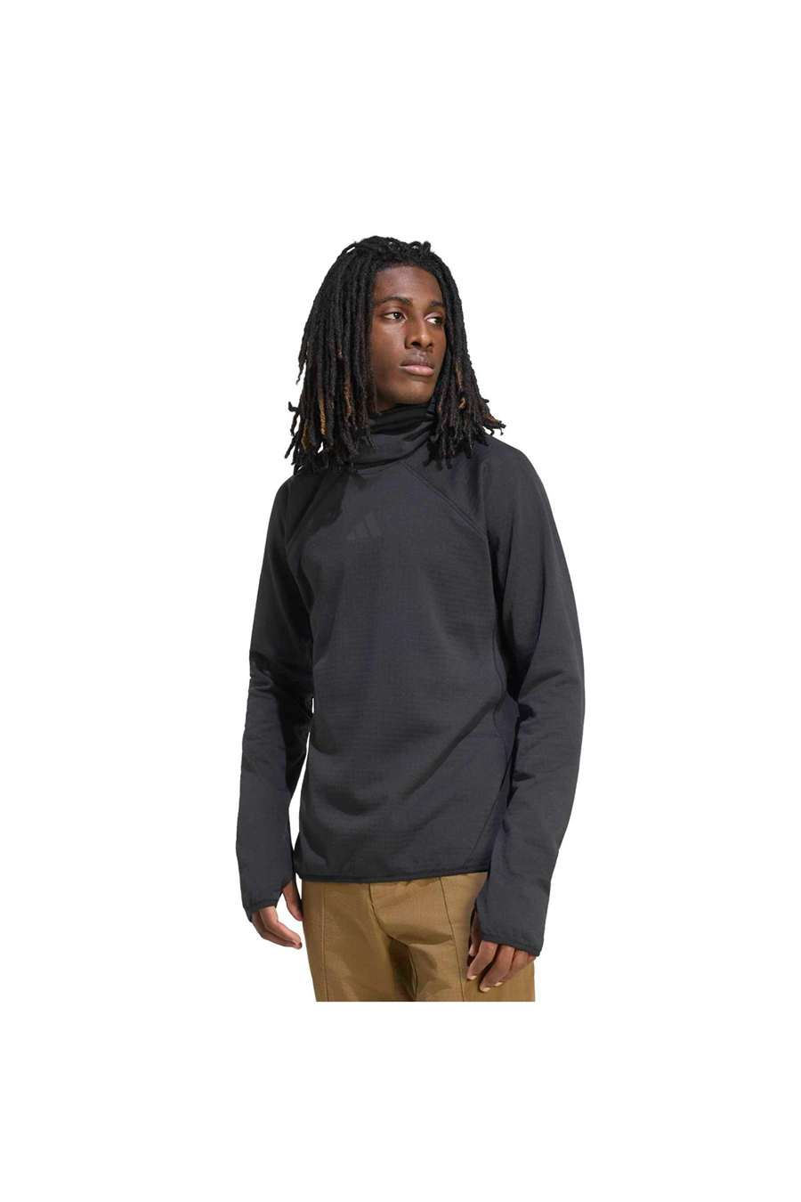 adidas Erkek Sweatshirt Terrex Xperior CLIMAWARM+ Ventknit Fleece Hoodie KD1107