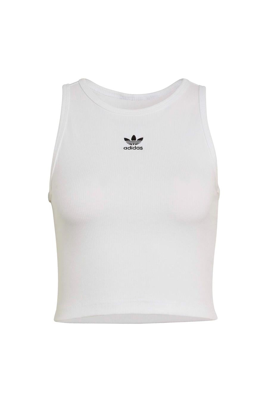 adidas ESS RIB TANK Kadın  Beyaz  Atlet JC9007