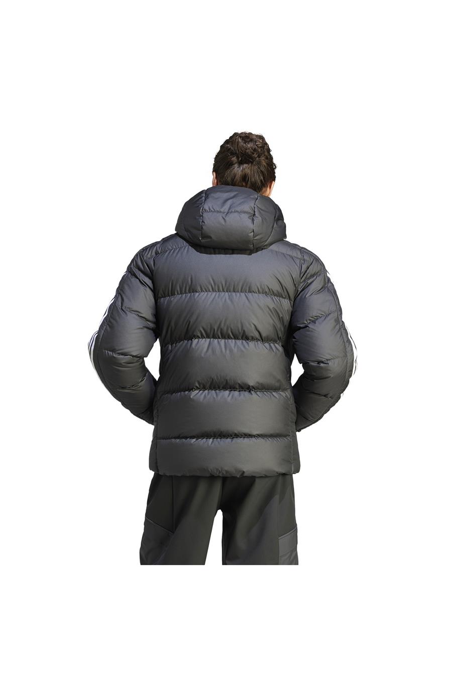 adidas HZ4429-E adidas Ess 3S Mıd DJ Erkek Mont Siyah