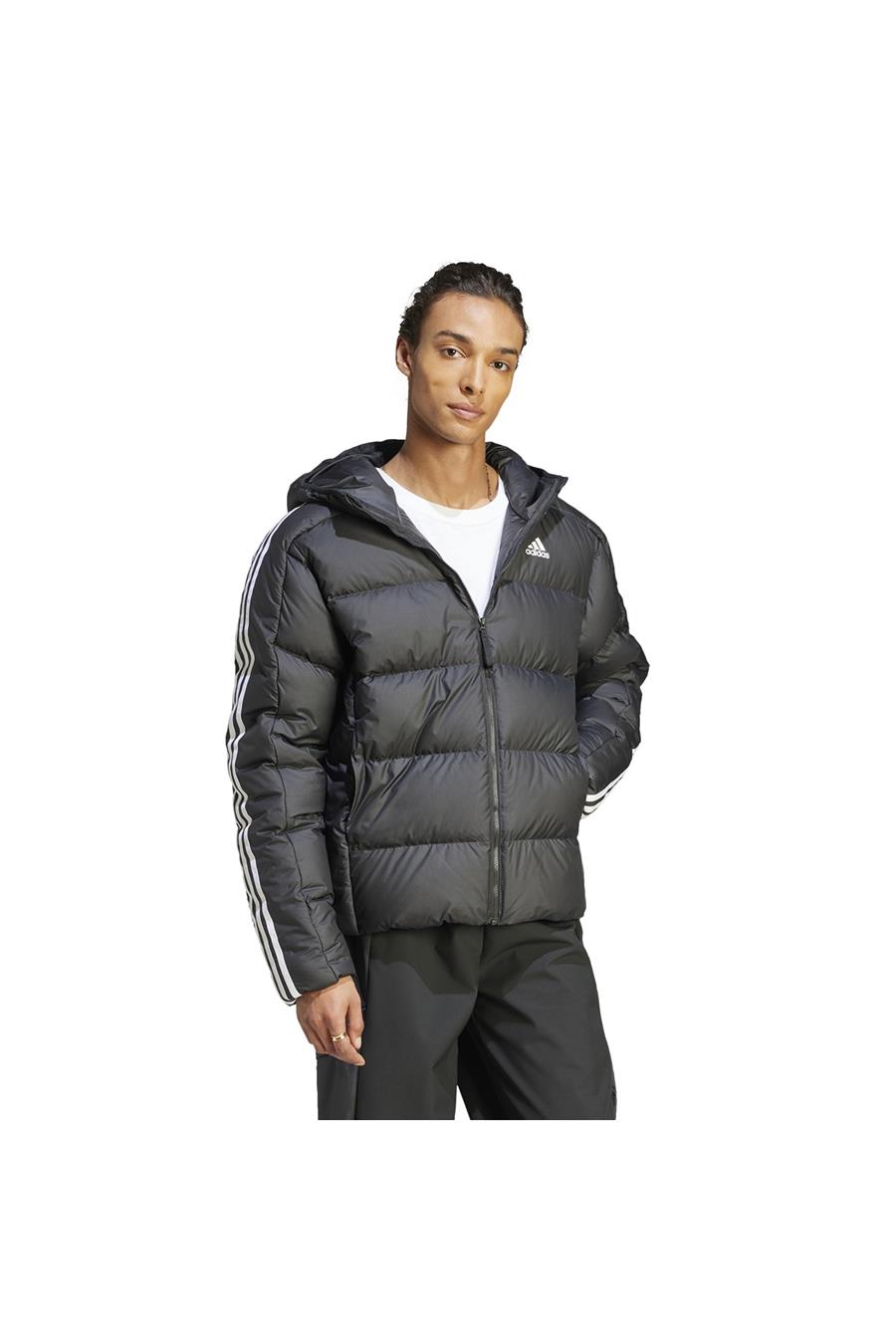 adidas HZ4429-E adidas Ess 3S Mıd DJ Erkek Mont Siyah