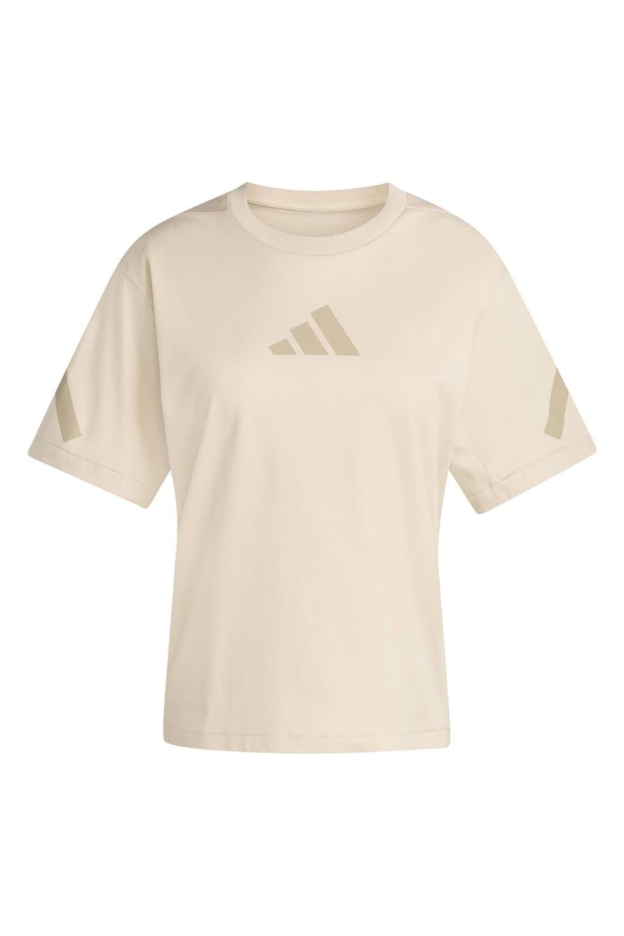 adidas  Kadın Bej  T-shirt W Z.N.E. TEE KC7717