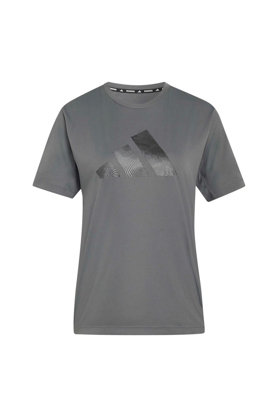 adidas Kadın  Gri  T-shirt Run Ess BL T W JZ6824
