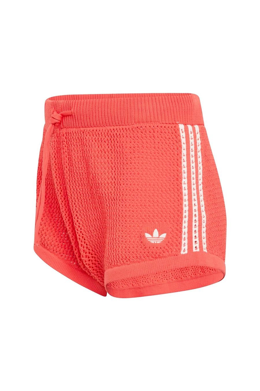 adidas Kadın Kırmızı  Şort CROCHET SHORTS KC6479