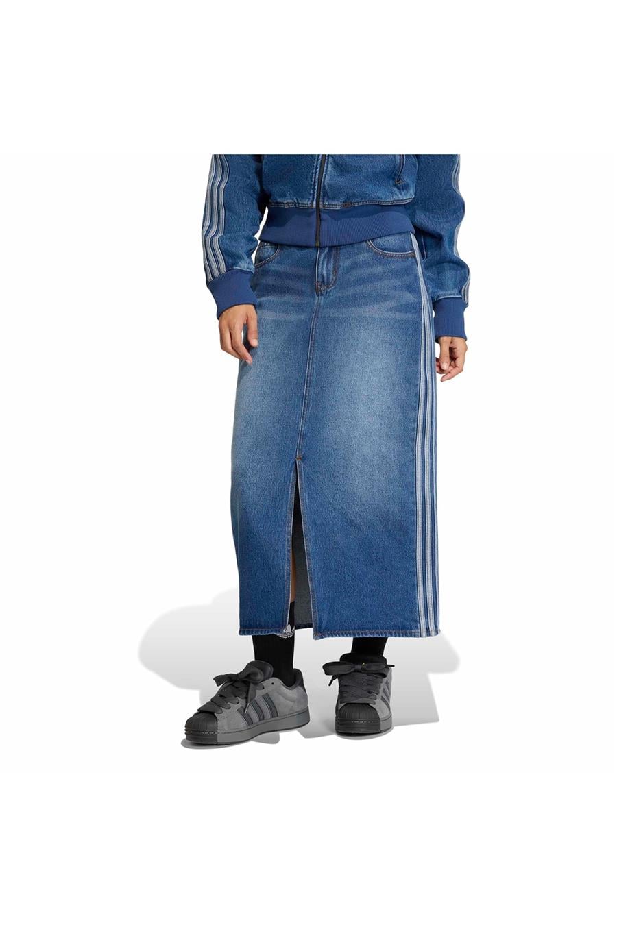 adidas Kadın  Mavi  Etek 3S SK DENIM KD2908