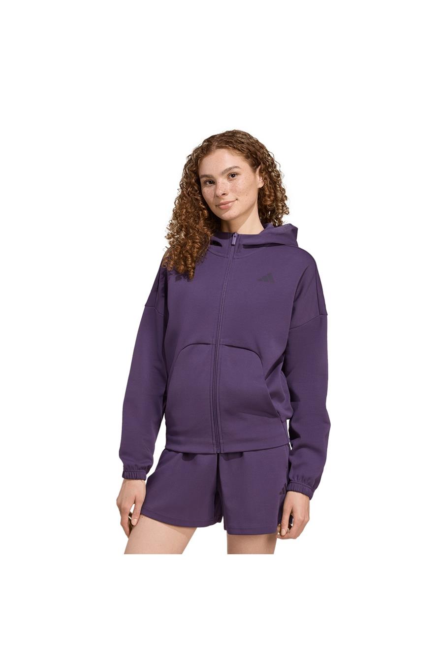 adidas Kadın Mor Ceket W FI SL FZ HD JX0441