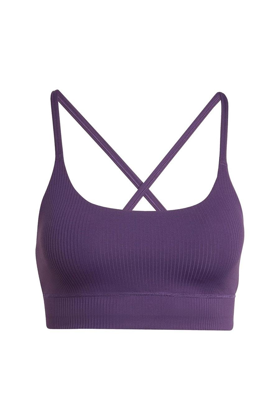 adidas Kadın  Mor  Sporcu Sütyeni ALL ME RIB LS JL5544