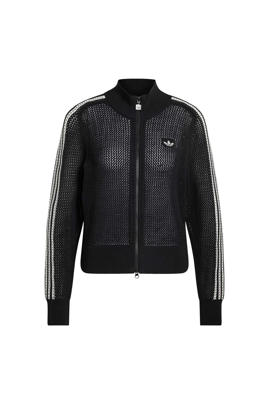 adidas Kadın Siyah  Ceket CROCHET TT KC6497