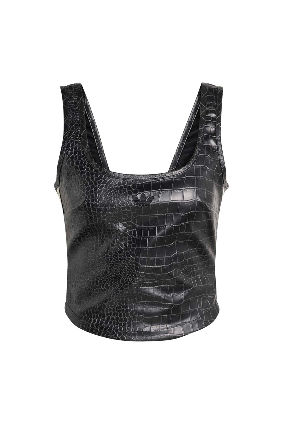 adidas  Kadın Siyah  Gömlek PLEATHER CORSET KE5041
