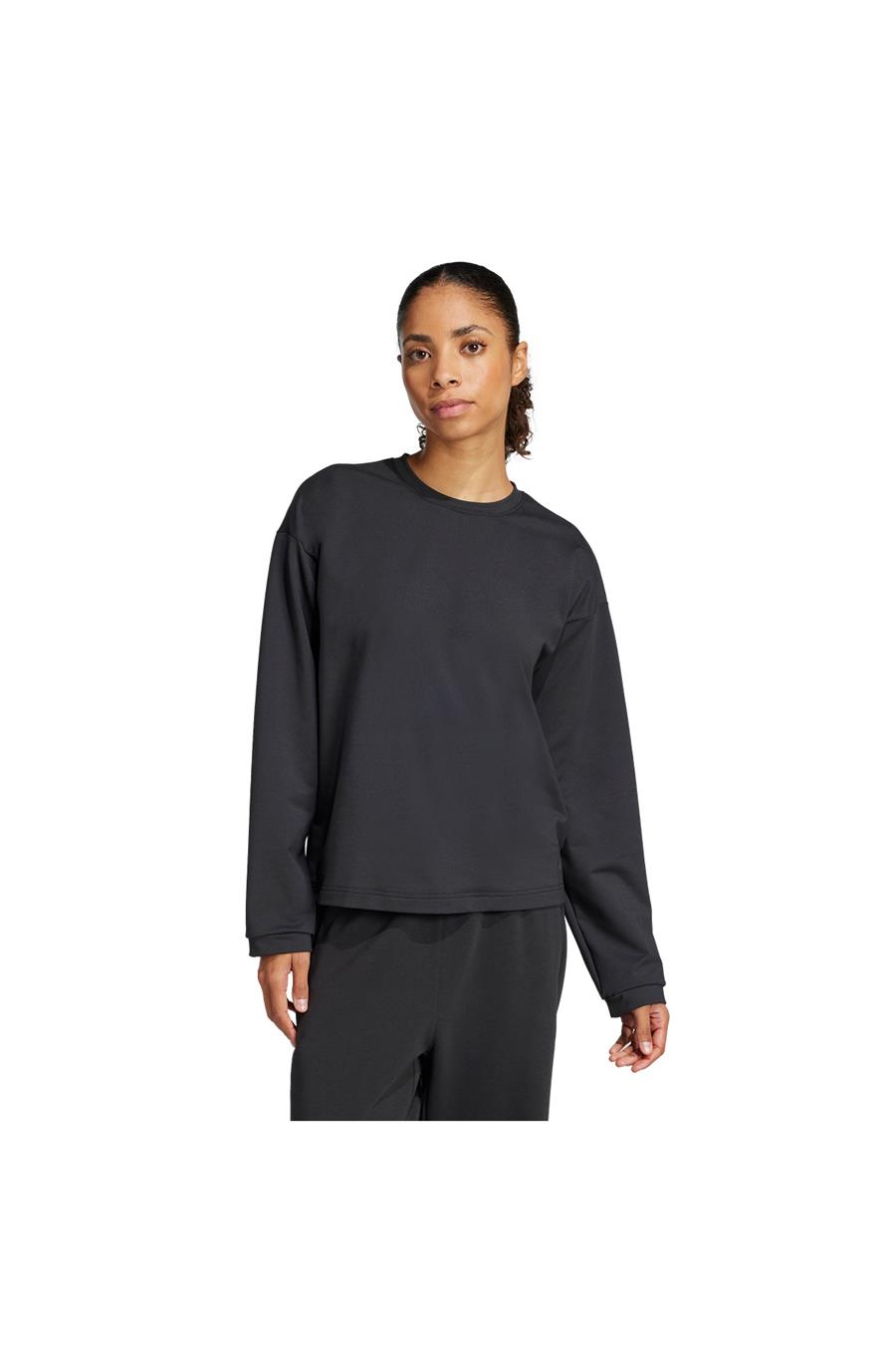 adidas Kadın  Siyah  SWEATSHIRT (LONG SLEEVE) YGA COVER-UP JN7083