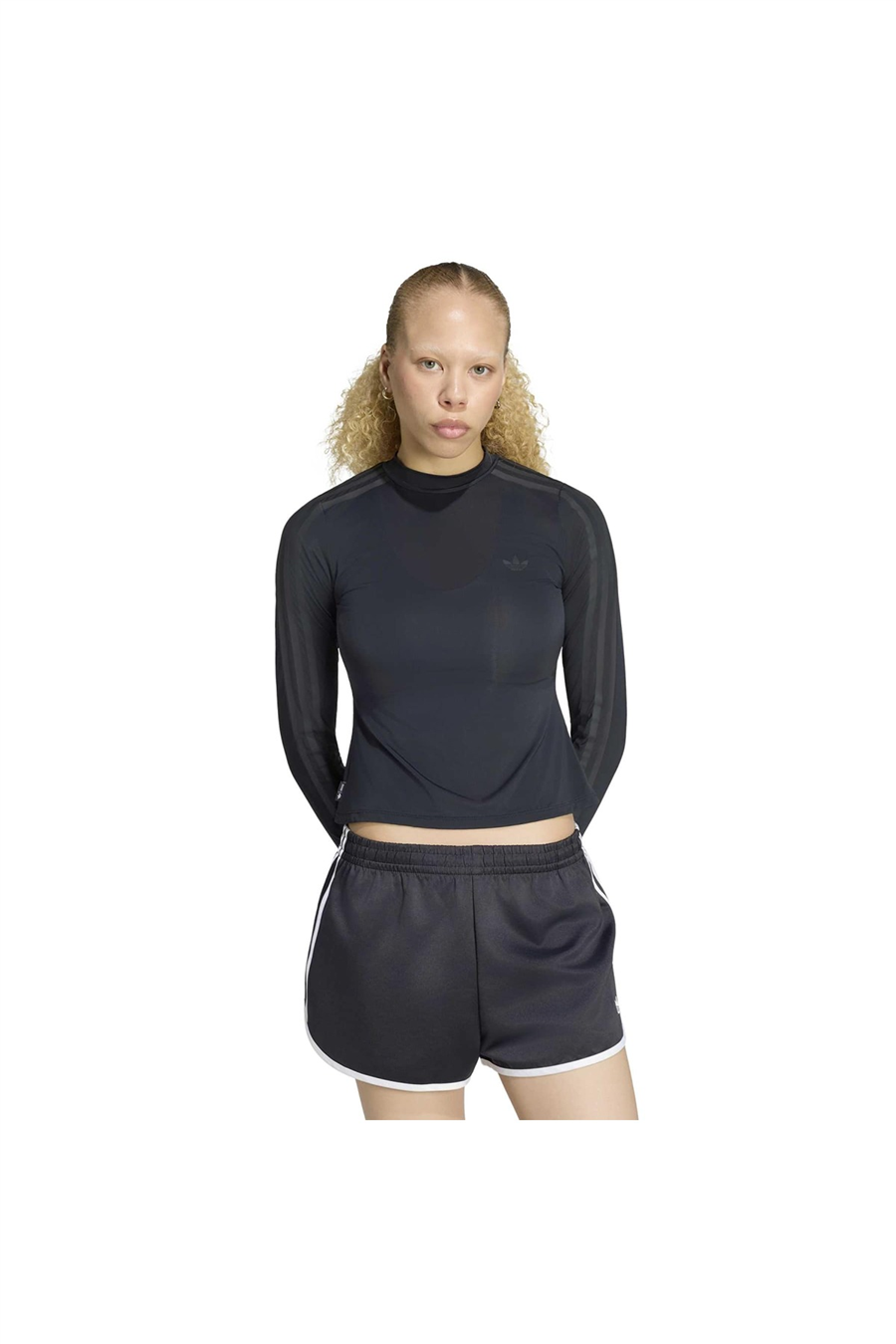 adidas Kadın  Siyah T-shirt SHEER LS TEE LD8931