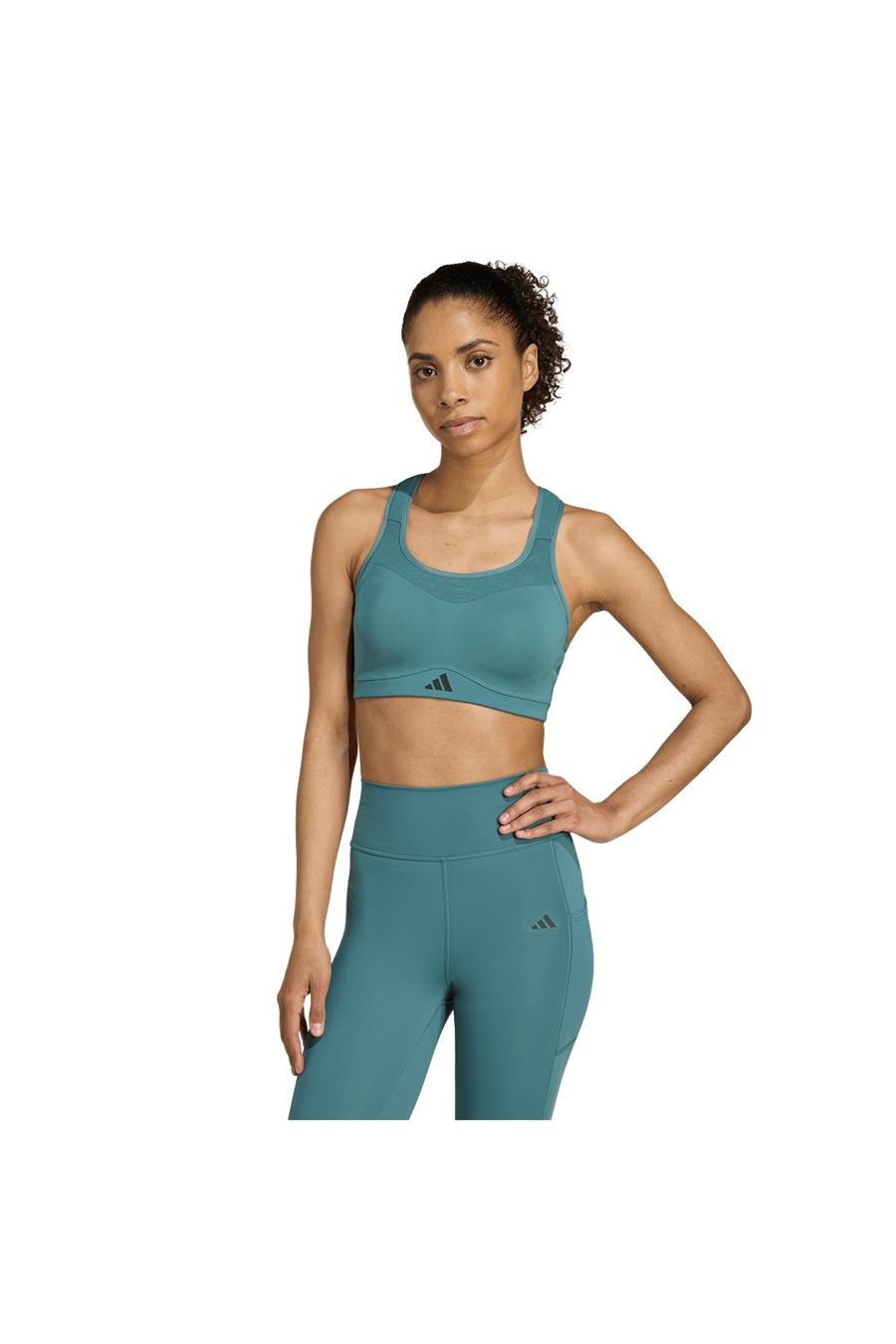 adidas Kadın  Yeşil  Sporcu Sütyeni TLRDIM HS BRA JX8844