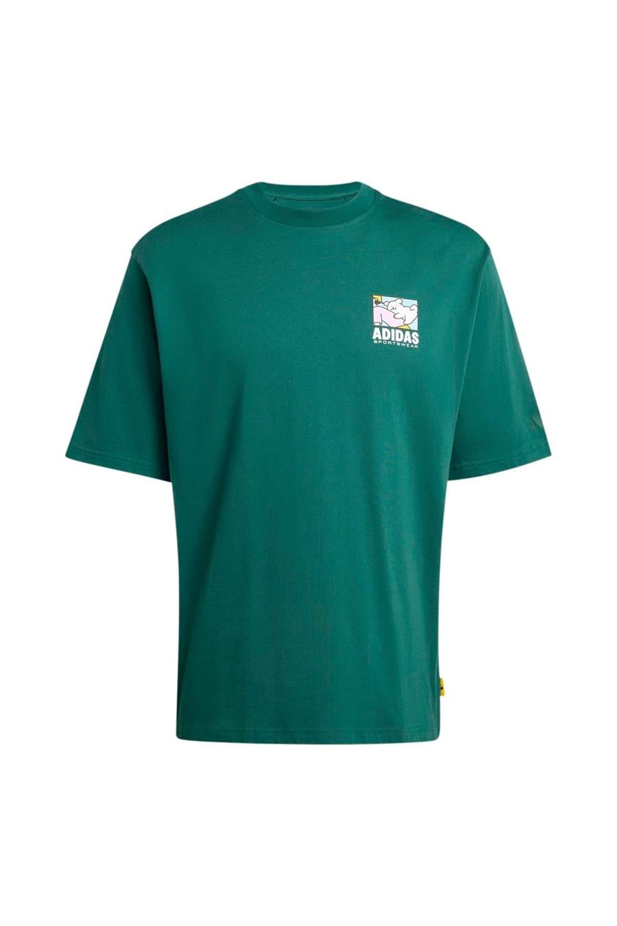 adidas M ANI POP BK  T Erkek  Yeşil  T-shirt KE4339