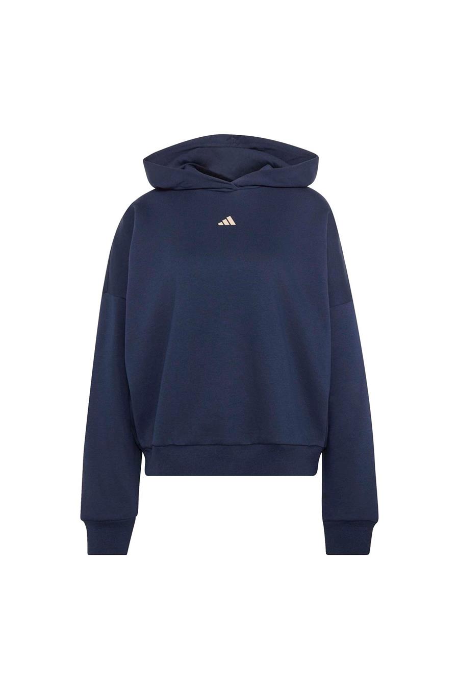 adidas W 3SS FL HD2 Kadın  Mavi  Sweatshirt HZ0856