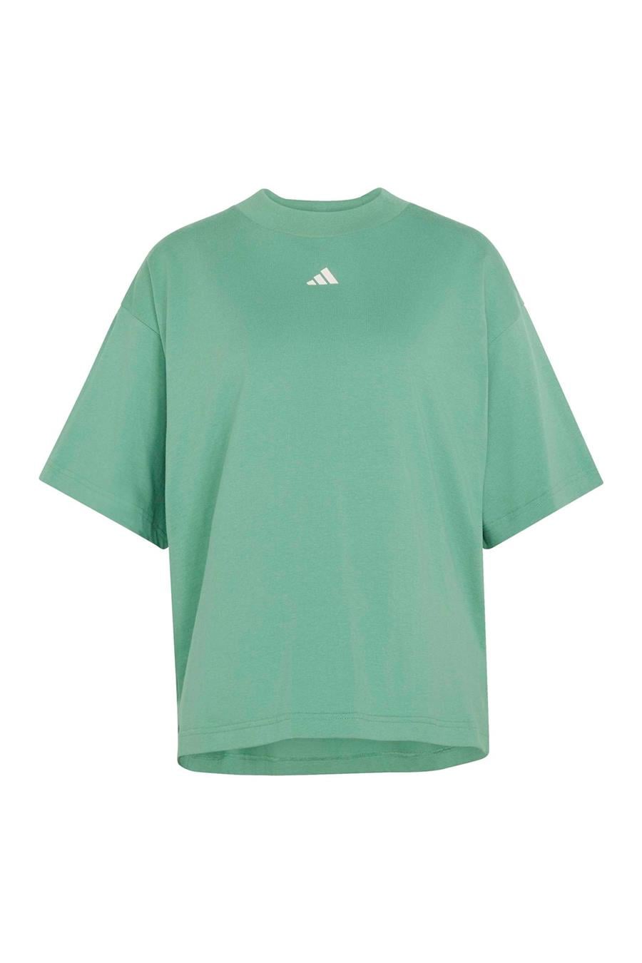 adidas W 3SS GFX TEE2 Kadın  Yeşil  T-shirt KU6061