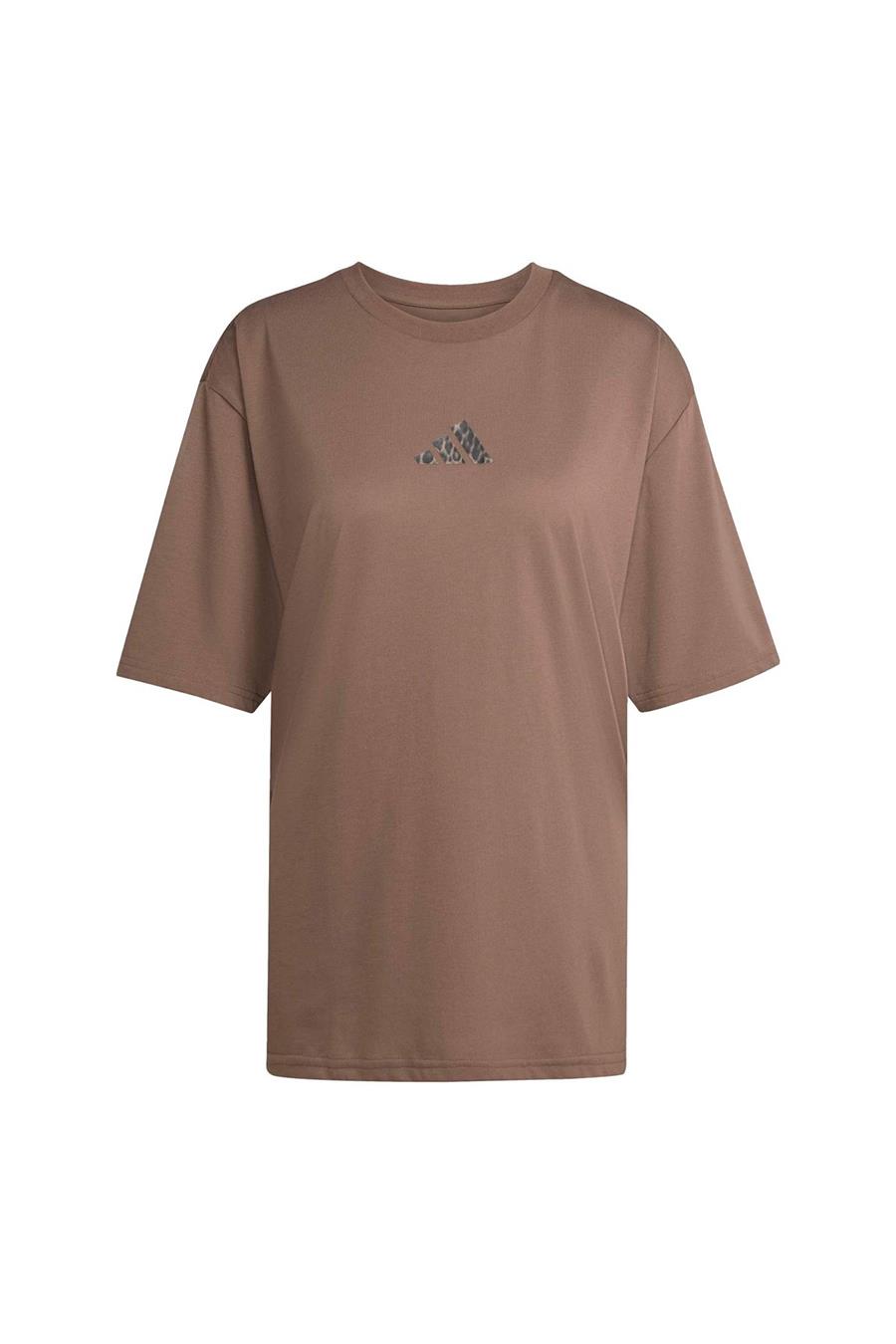 adidas W ANML G T Kadın  Kahverengi  T-shirt KB9420