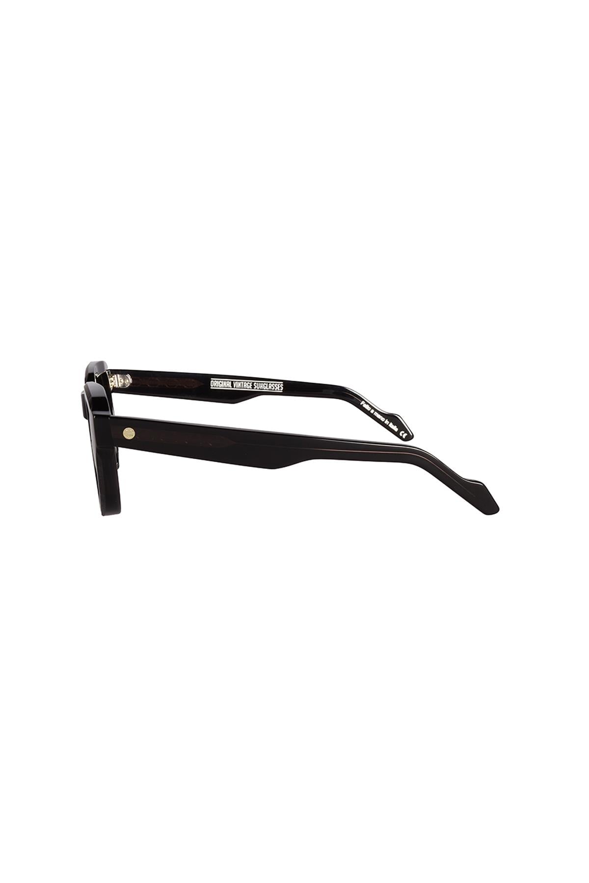 Original Vintage HERITAGE RAW HW 03 Black 49 Unisex Güneş Gözlüğü