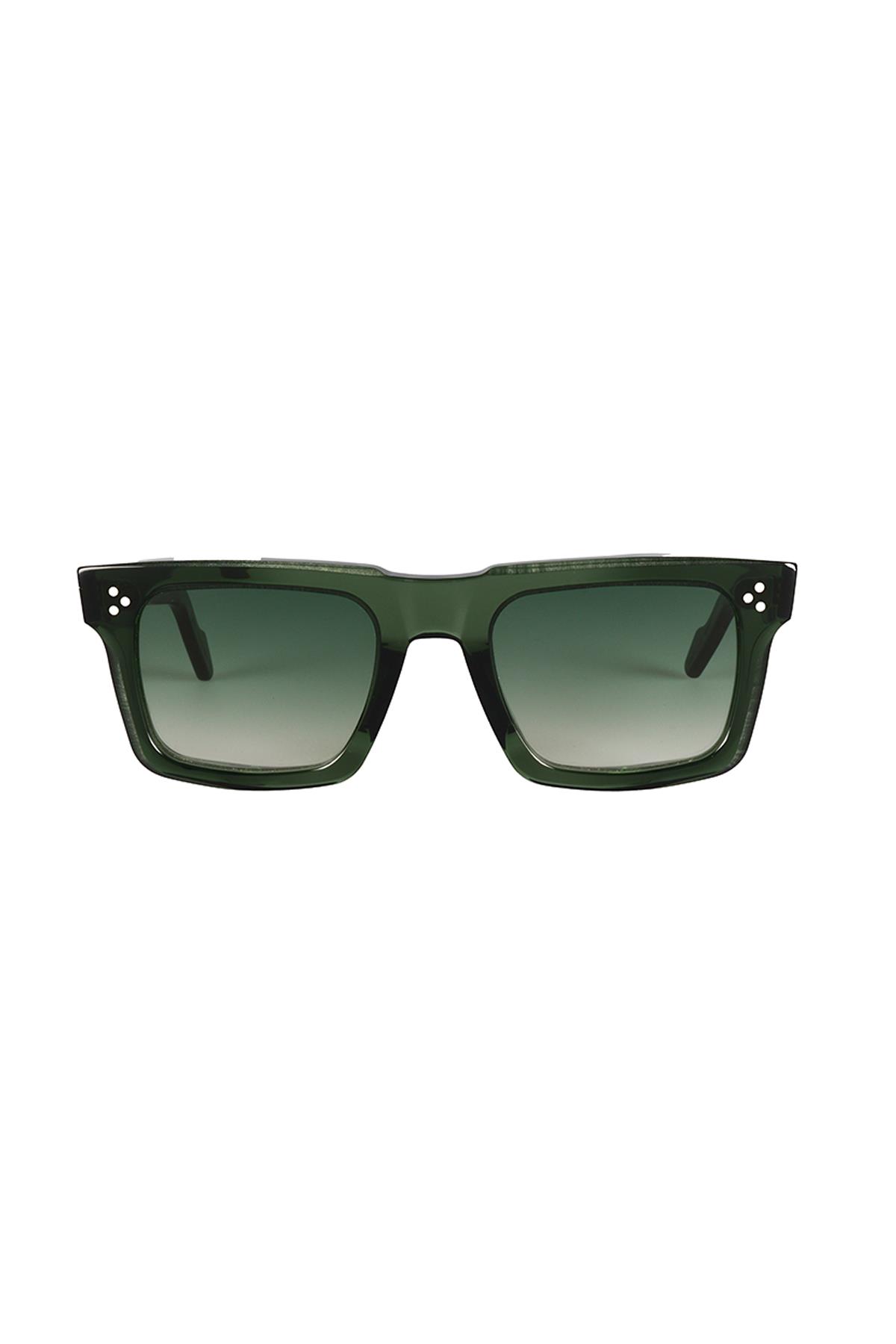 Original Vintage HERITAGE RAW HW 02 Green 51 Unisex Güneş Gözlüğü