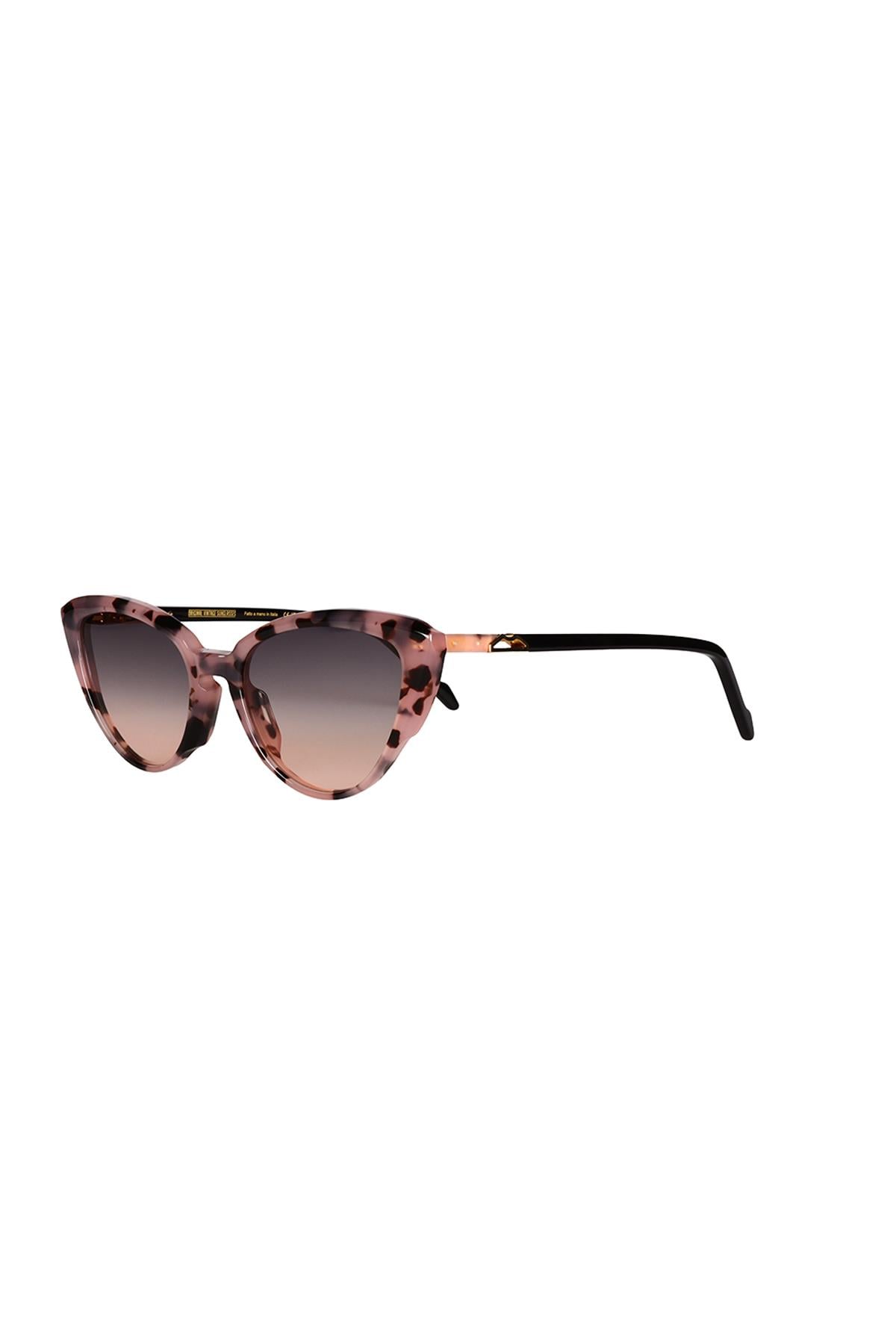 Original Vintage NAPLES BAY NB 04 Dark Pink 54 Kadın Güneş Gözlüğü
