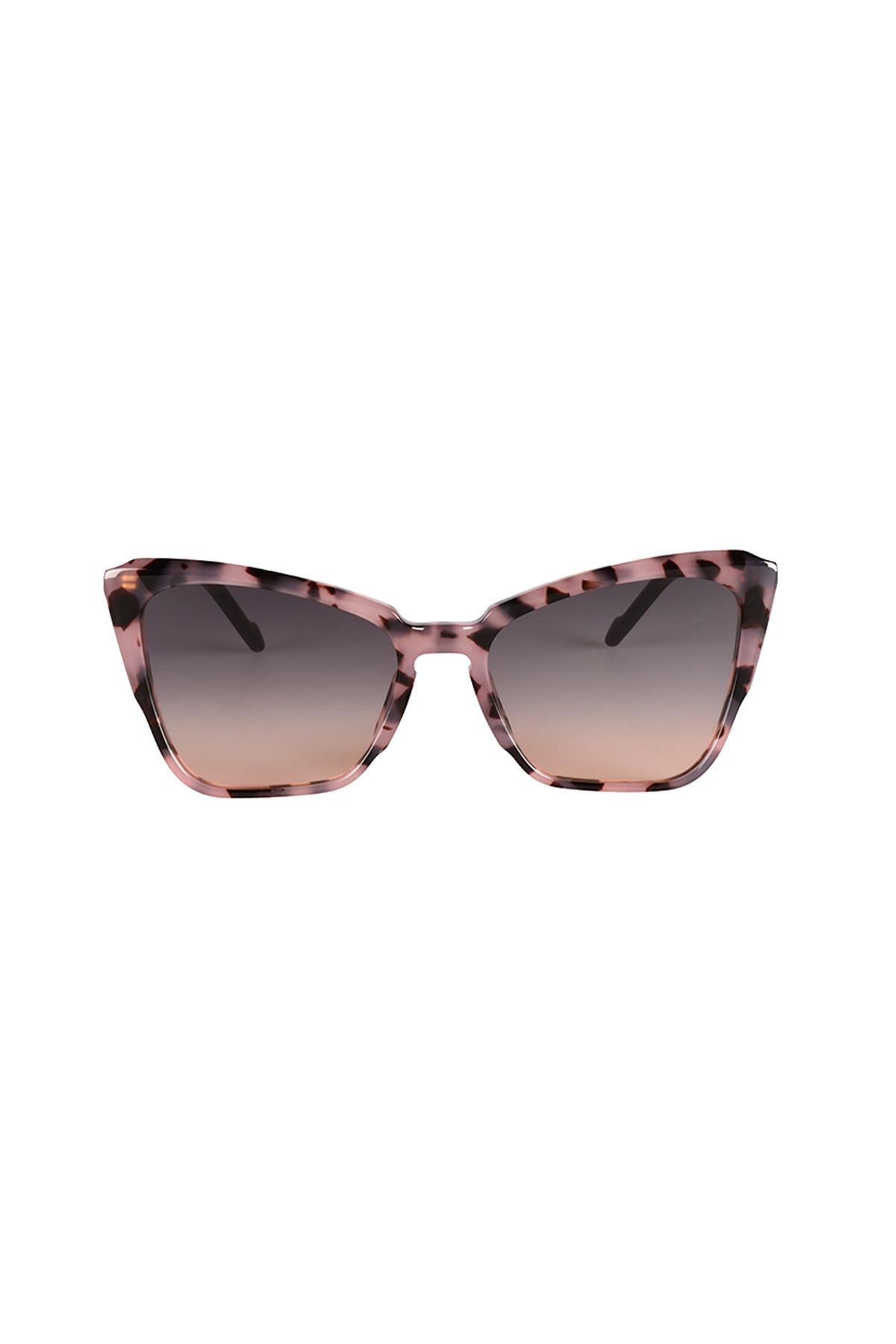 Original Vintage NAPLES BAY NB 05 Dark Pink 53 Kadın Güneş Gözlüğü