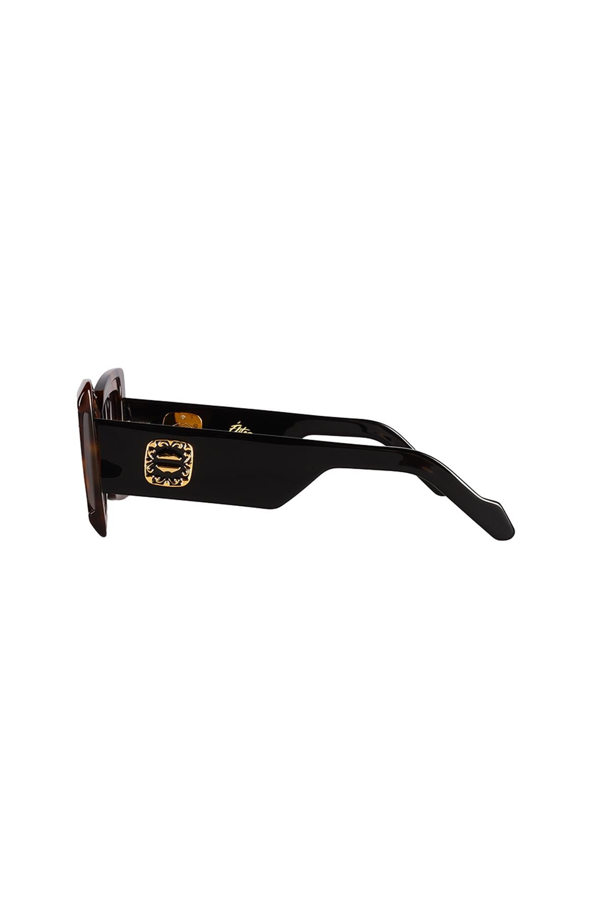 Original Vintage PROCHYTA ELITE PE02 COL Havana 50 Kadın Güneş Gözlüğü