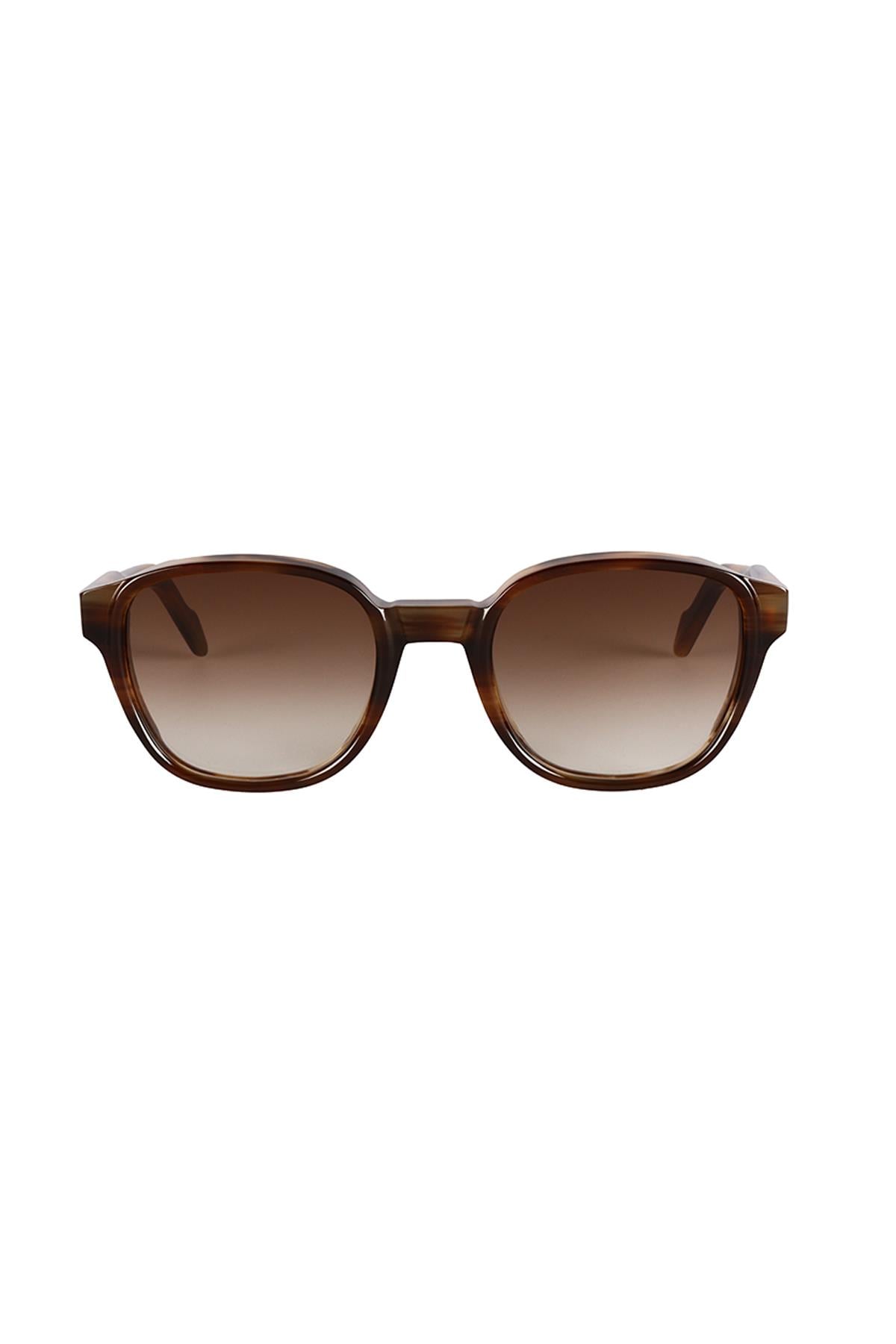 Original Vintage TULETO TL 01 Brown Horn Unisex Güneş Gözlüğü