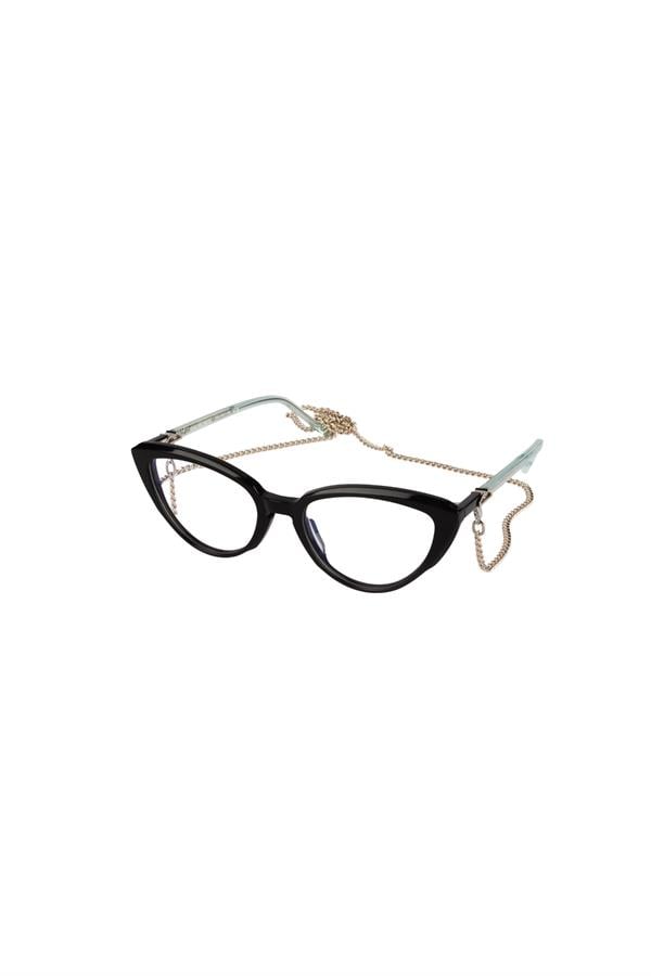 Original Vintage NAPLES BAY NB 04 Black Silver 54 Kadın Güneş Gözlüğü