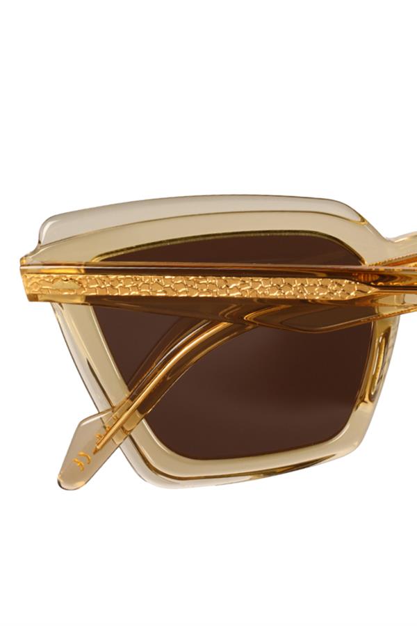 Original Vintage GLOSS GL 01 Senape 52 Kadın Güneş Gözlüğü