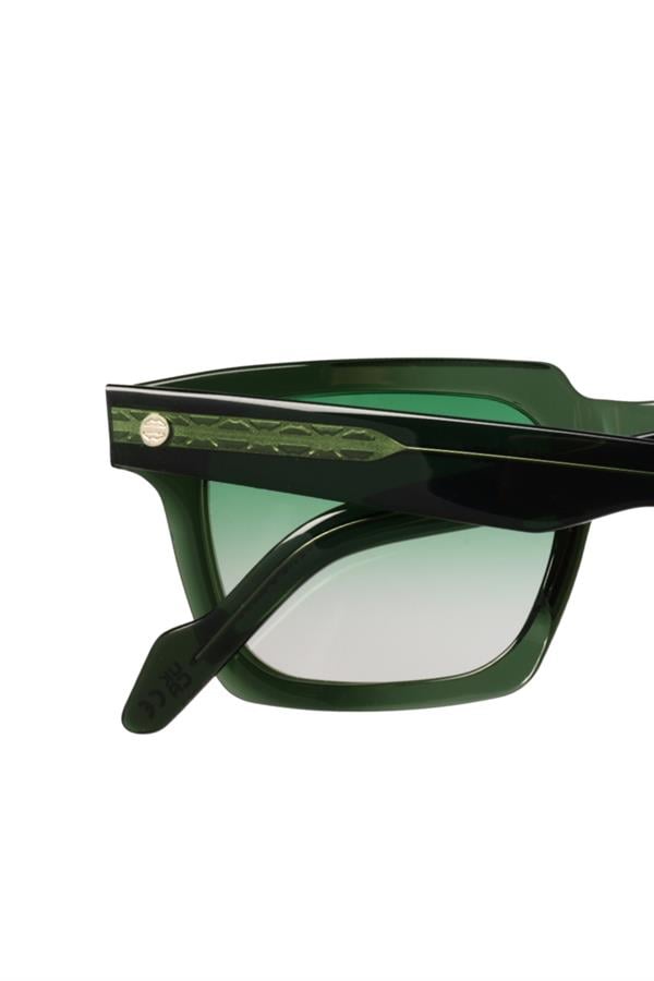 Original Vintage HERITAGE RAW HW 01 Green 50 Unisex Güneş Gözlüğü