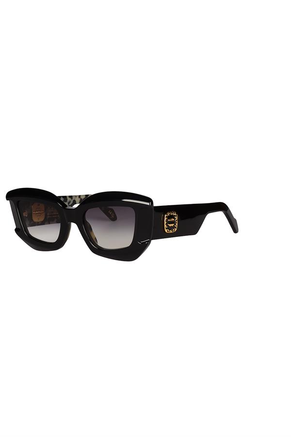 Original Vintage PROCHYTA ELITE PE03 COL Black 50 Kadın Güneş Gözlüğü