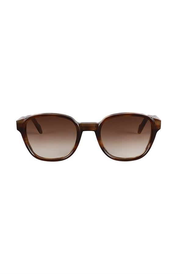 Original Vintage TULETO TL 01 Brown Horn Unisex Güneş Gözlüğü