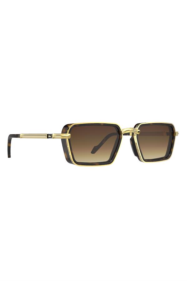 Original Vintage ROADSTER RS 03 Gold Havana 55 Unisex Güneş Gözlüğü