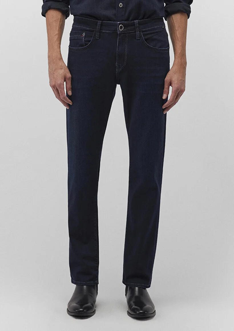 Erkek Lacivert M0037835208 Martin Straight Leg