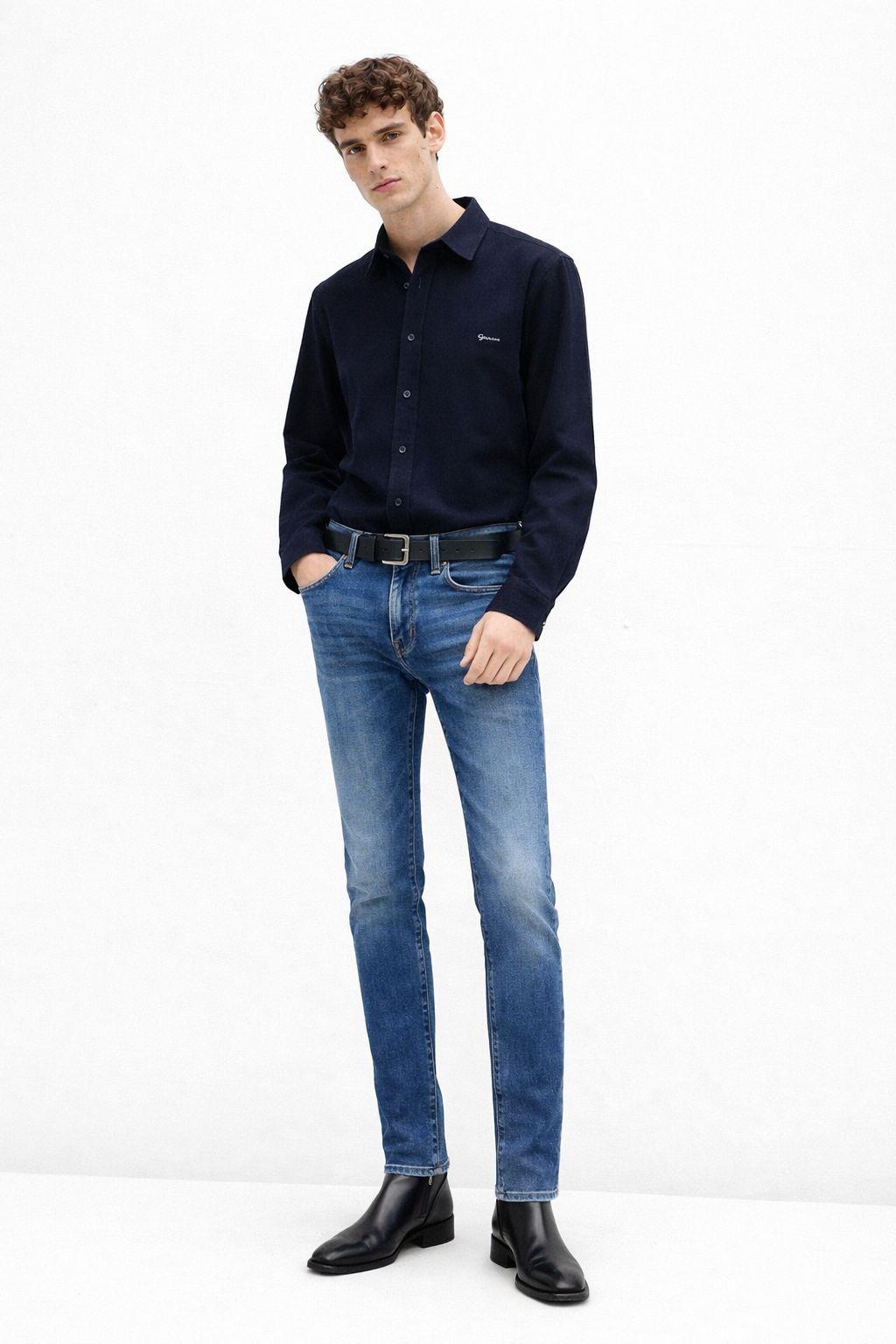 Erkek Mavi M0035190670 Marcus Pantolon