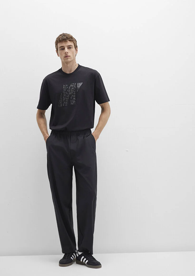 Erkek Siyah M0010457-71379 Jogger Pantolon