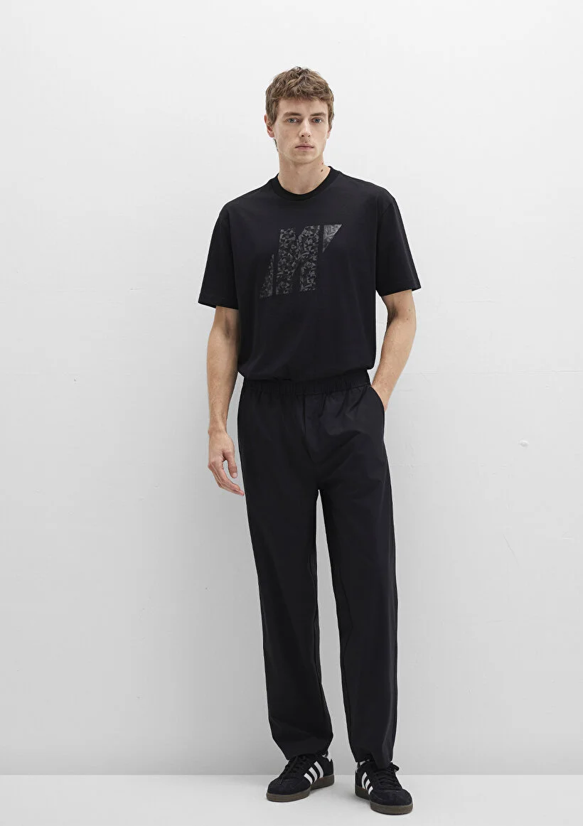 Erkek Siyah M0010457-71379 Jogger Pantolon