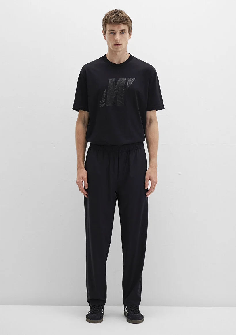 Erkek Siyah M0010457-71379 Jogger Pantolon