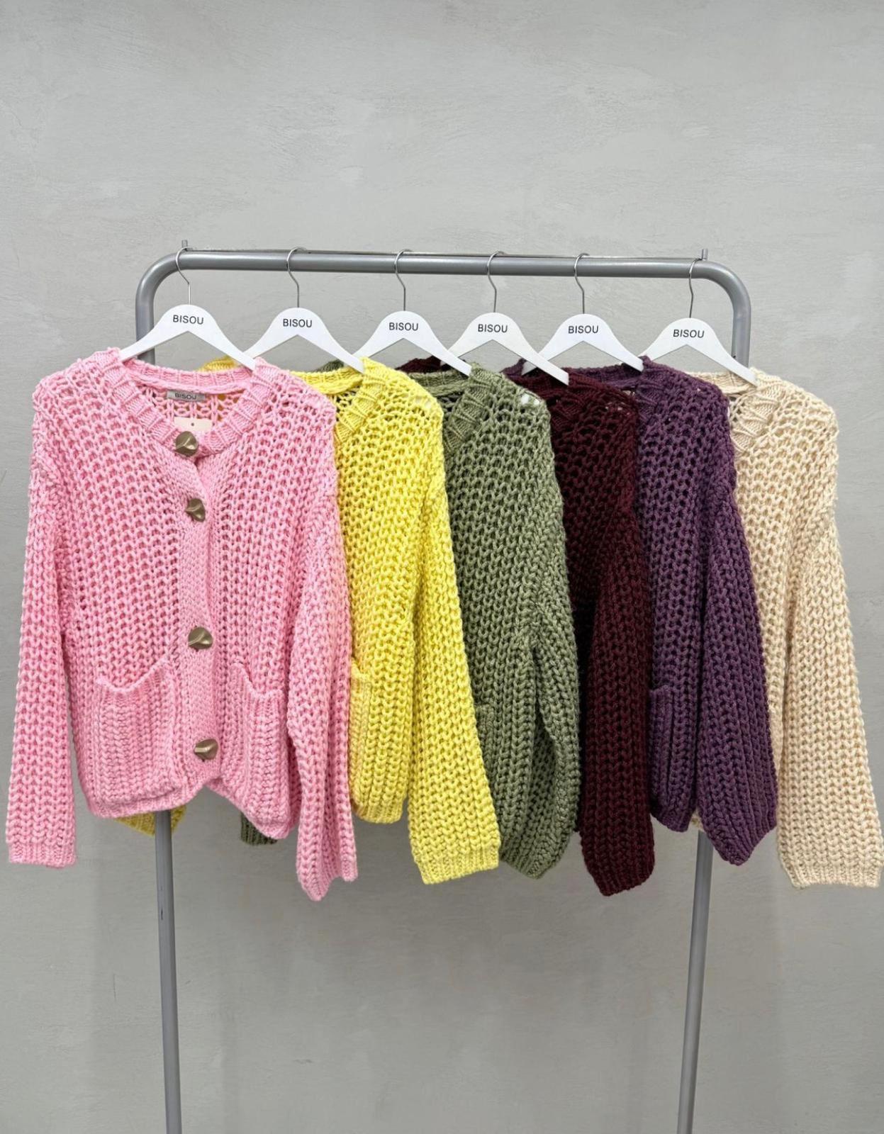 Kadın Krem 5067- Hırka