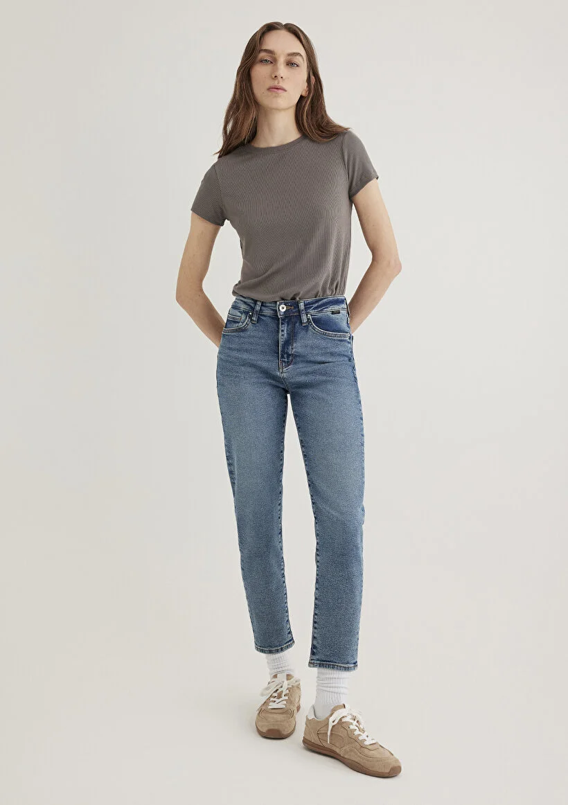 Kadın Mavi M100277-89183 Cındy Pantolon