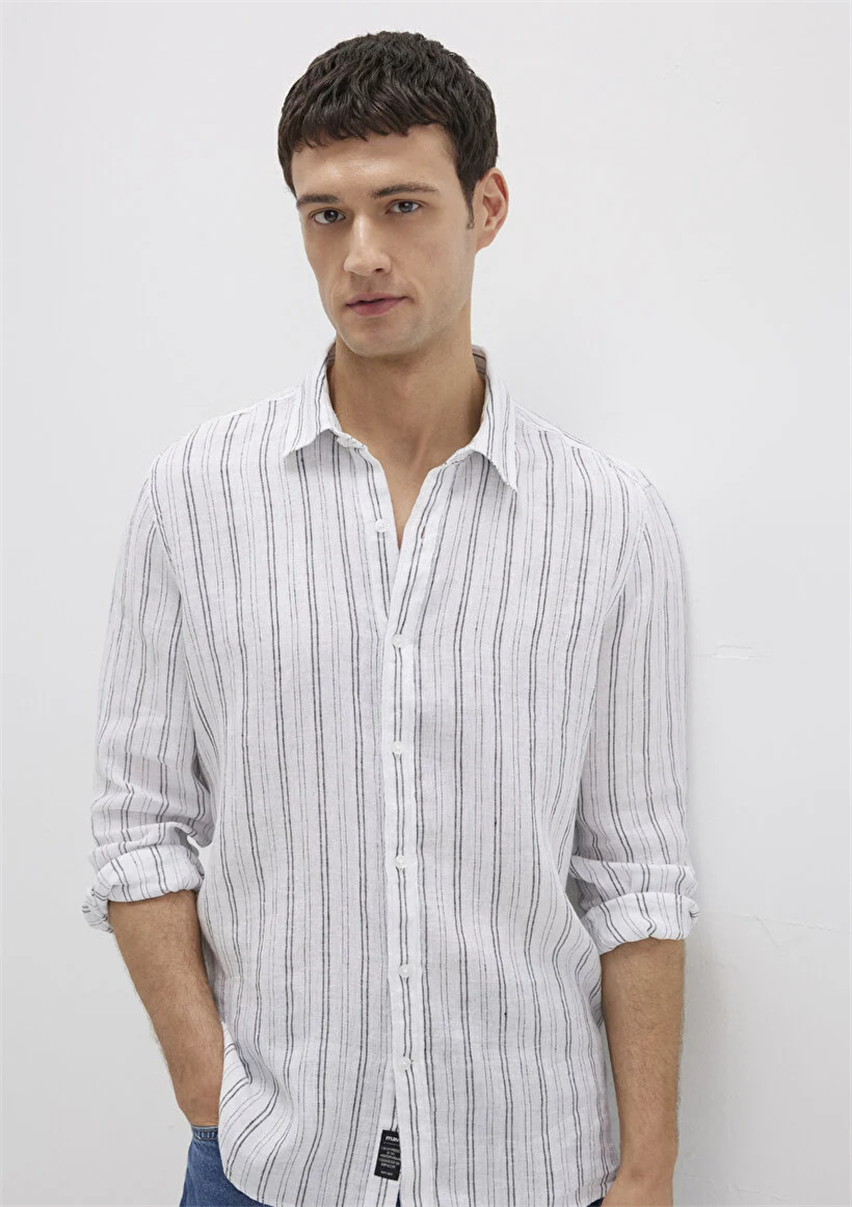 Erkek Ekru M0211695-90914 Gömlek