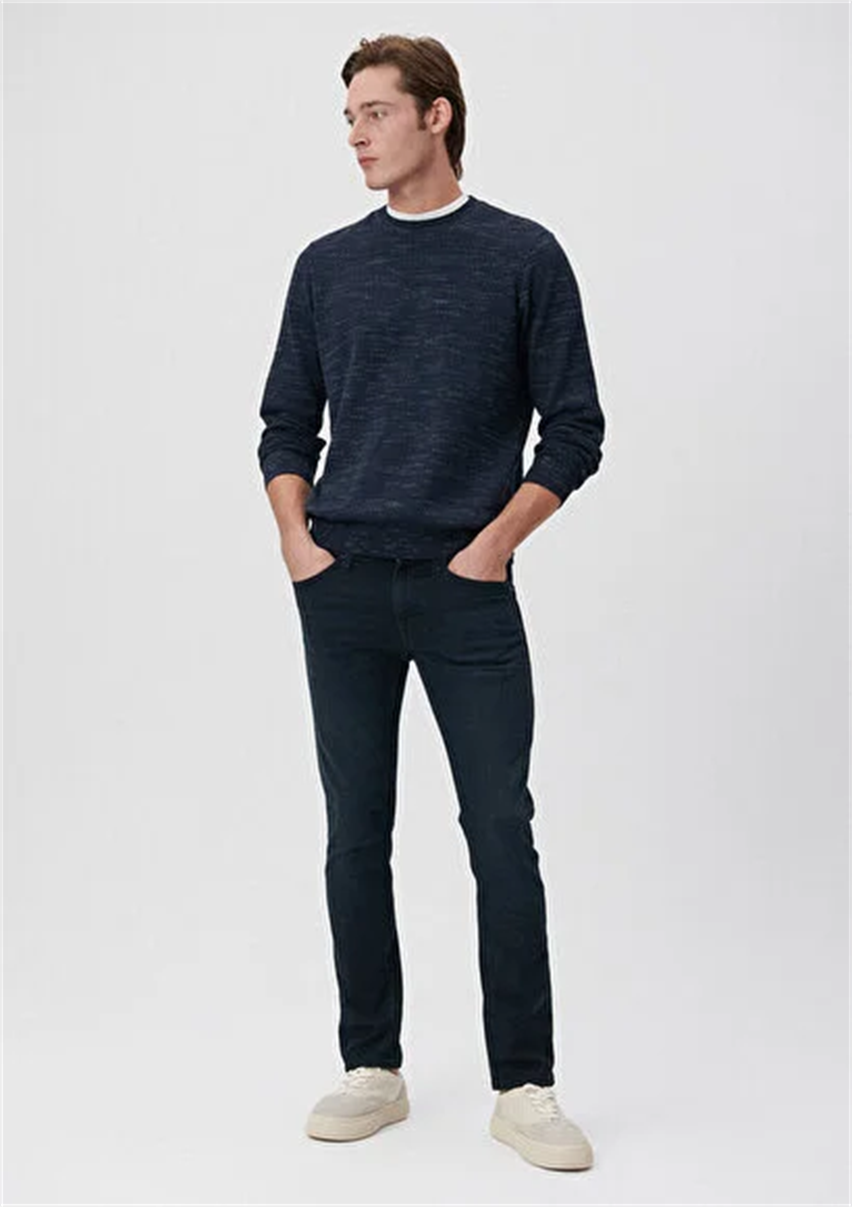 Erkek Lacivert M0042227245 Jake Slim Leg Kot Pantolon