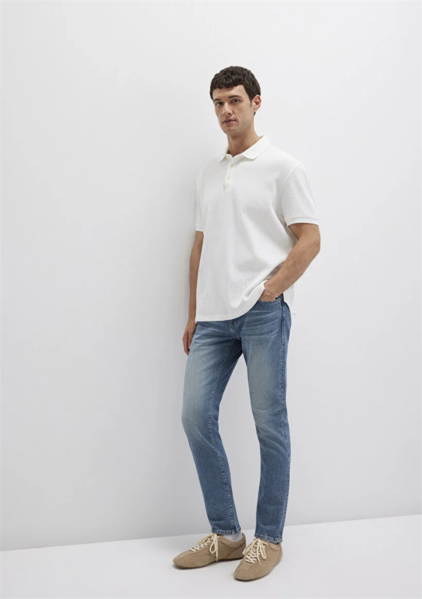 Erkek Mavi M0035190654 Marcus Pantolon